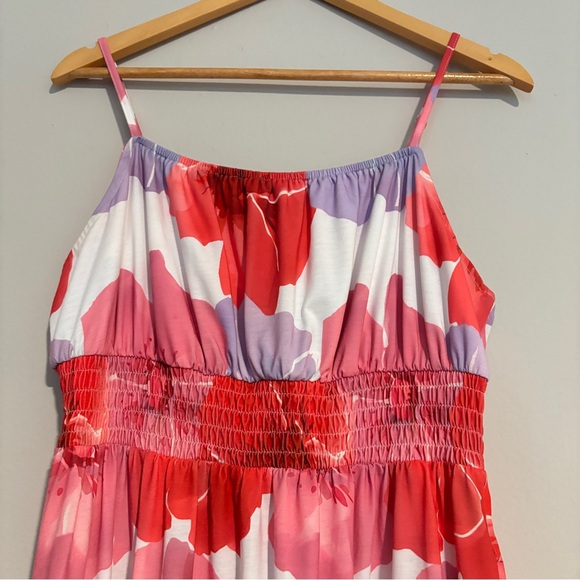 Grace Karin Red and Purple Floral Maxi Dress - Picture 6 of 16